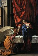 Orazio Gentileschi Annunciation   77 oil painting